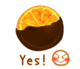 Chocolate and Valentine sticker #9845782