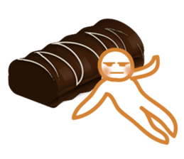 Chocolate and Valentine sticker #9845797