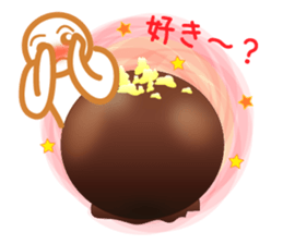 Chocolate and Valentine sticker #9845804