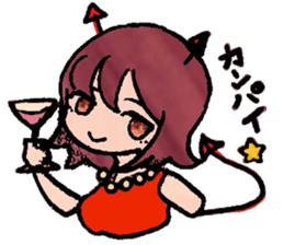 Akumachan sticker sticker #9846021