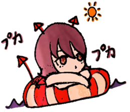 Akumachan sticker sticker #9846041