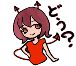 Akumachan sticker sticker #9846047