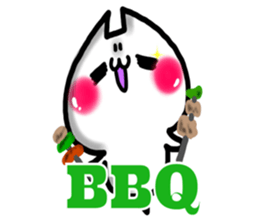 Cute Cat ghost. For events sticker #9846154