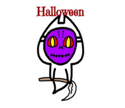 Cute Cat ghost. For events sticker #9846159