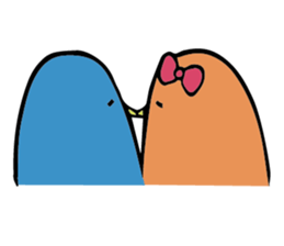 cocky birds 2 sticker #9846254