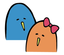 cocky birds 2 sticker #9846255