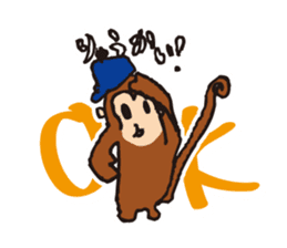 MONKEY Sticker(OSARU-SAN) sticker #9847002