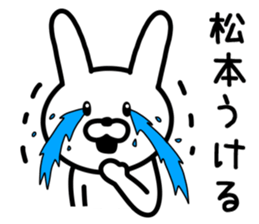 Rabbit To MATSUMOTO sticker #9847382