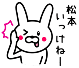 Rabbit To MATSUMOTO sticker #9847383