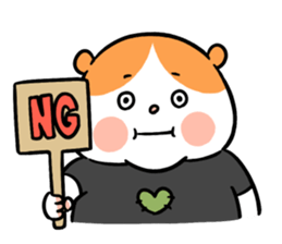 Drunken Hamster WAY sticker #9848057