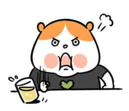 Drunken Hamster WAY sticker #9848073