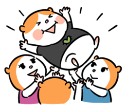 Drunken Hamster WAY sticker #9848091