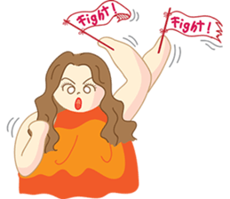 Pretty P. : Powerful Girl version2 sticker #9848177