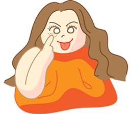 Pretty P. : Powerful Girl version2 sticker #9848182