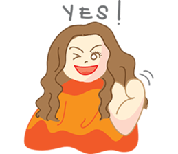 Pretty P. : Powerful Girl version2 sticker #9848190