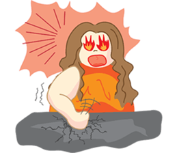 Pretty P. : Powerful Girl version2 sticker #9848199