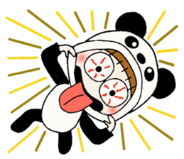 Hawaiian Girl ocyame costume Hen 2 sticker #9848322