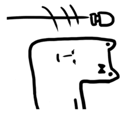 Depression of Beauty Cat sticker #9848416