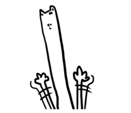 Depression of Beauty Cat sticker #9848420