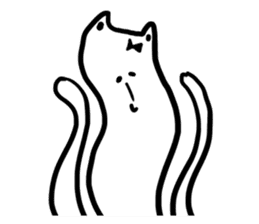 Depression of Beauty Cat sticker #9848421