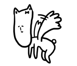 Depression of Beauty Cat sticker #9848431