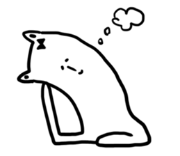 Depression of Beauty Cat sticker #9848434