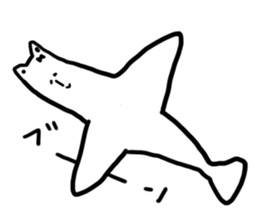 Depression of Beauty Cat sticker #9848435