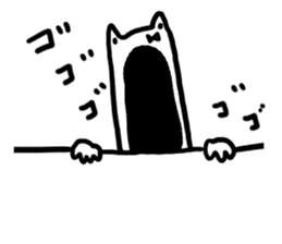 Depression of Beauty Cat sticker #9848444