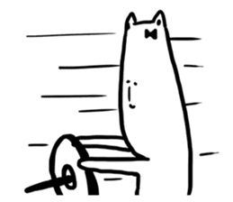 Depression of Beauty Cat sticker #9848445