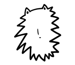 Depression of Beauty Cat sticker #9848449