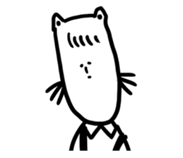 Depression of Beauty Cat sticker #9848454