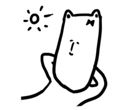 Depression of Beauty Cat sticker #9848455