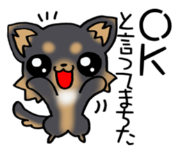 Talkative puppy! sticker #9848780