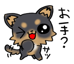 Talkative puppy! sticker #9848790