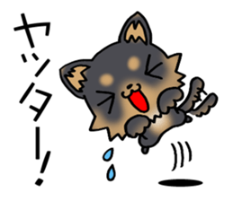 Talkative puppy! sticker #9848804