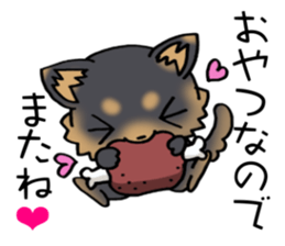 Talkative puppy! sticker #9848813