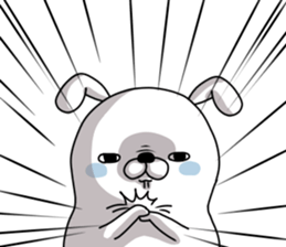 Brother of the good friend rabbit sticker #9849227