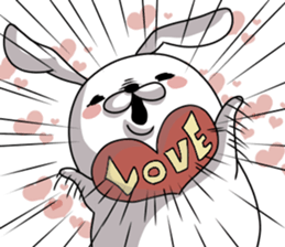 Brother of the good friend rabbit sticker #9849240