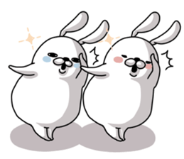 Brother of the good friend rabbit sticker #9849255