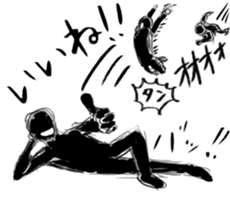 Black and white series 2nd sticker #9849425