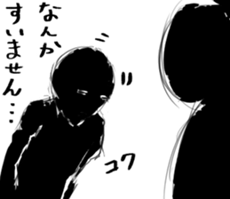 Black and white series 2nd sticker #9849430