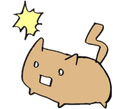 Japanese greeting(by cat) sticker #9850236