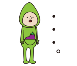 Mr. Eggplant * sticker #9851231