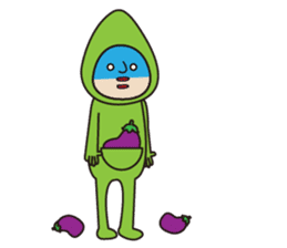 Mr. Eggplant * sticker #9851248