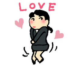 Job hunting support! -Exert yourself, I- sticker #9851514