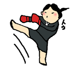 Job hunting support! -Exert yourself, I- sticker #9851522