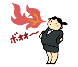 Job hunting support! -Exert yourself, I- sticker #9851523