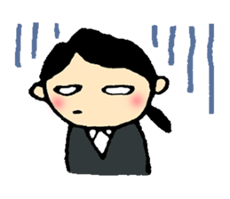 Job hunting support! -Exert yourself, I- sticker #9851533