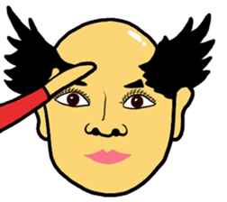 Fresh hairstyle Man sticker #9851542