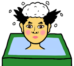 Fresh hairstyle Man sticker #9851543